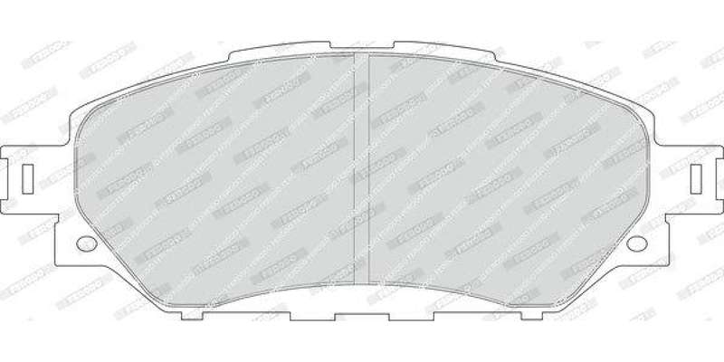 Brake Pads Front Toyota Hilux 2,0,2,4,2,8,2,8 Vvt I (2005 2016) (FERODO FDB4936) (SET LH & RH Wheel)