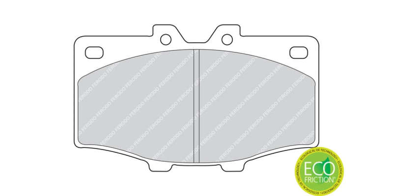 Brake Pads Front Toyota Hilux (79 98) Landcruiser (81 92) (FERODO FDB288) (SET LH & RH Wheel)