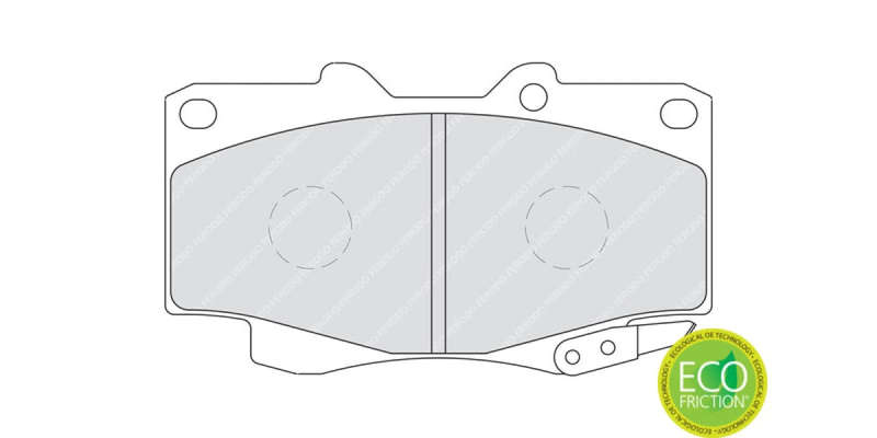 Brake Pads Front Toyota Hilux Vvti D4D (05 16) Landcruiser (09 12) (FERODO FDB1852) (SET LH & RH ...