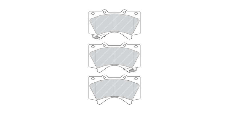 Brake Pads Front Toyota Prado D4D (10 ) Landcruiser 70,76,79,200 (07 ) (FERODO FDB4229) (SET LH &...