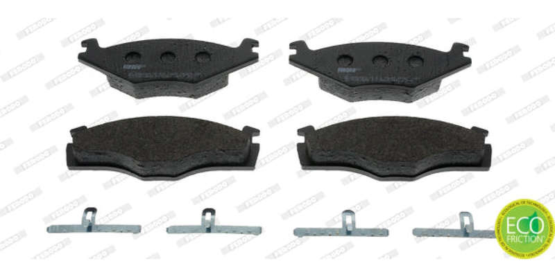 Brake Pads Front Vw Fox (87 95) Golf,Jetta Mk1 (78 84) Golf,Jetta Mk2 (84 92) Golf,Jetta Mk3 (93 ...