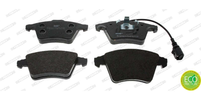 Brake Pads Front Vw Kmobi T5 (10 ) T6 (16 ) Transporter (05 ) (FERODO Front VentedR1642) (SET LH ...