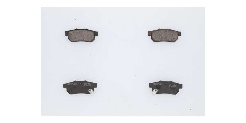 Brake Pads Honda 150 150I 160I 180E Civic Jazz D917M (SET)  (D917M)