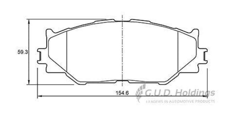 Brake Pads Lexus Gs300,450,Is250,350,Toyota Mk X (SET LH & RH Wheel)