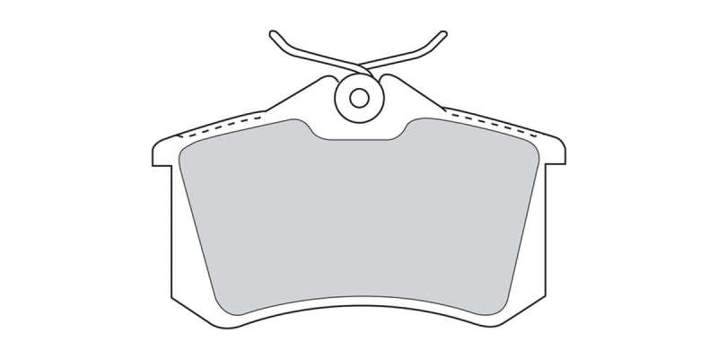 Brake Pads Rear Audi A1 (14 ) A3 (99 03) A4 (95 08) A6 (97 03) Citroen C2,C3 (02 ) Peugeot 1007,3...