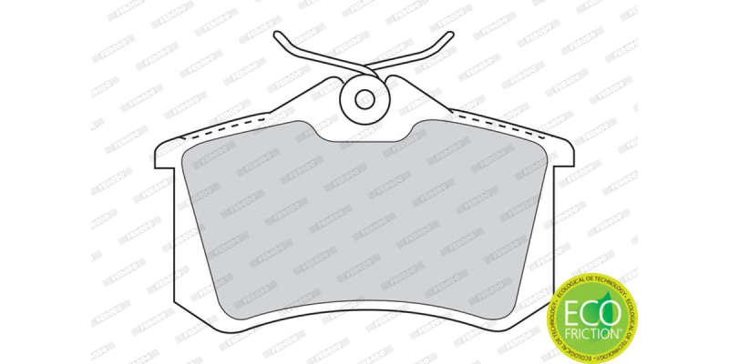 Brake Pads Rear Audi A1,A3,A4,A6,A8 Citroen C2,C3,C4,Xsara,Peugeot 208,307,Renault Clio 3,G Sceni...