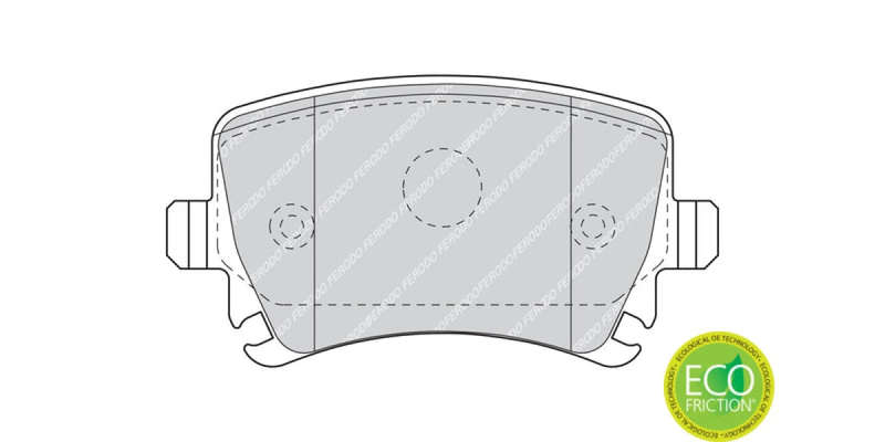 Brake Pads Rear Audi A3 (03 13) A4 (05 11) A6 (03 11) S3 Tt (07 ) Vw Cc,Eos,Golf 5,6 (FERODO FDB1...
