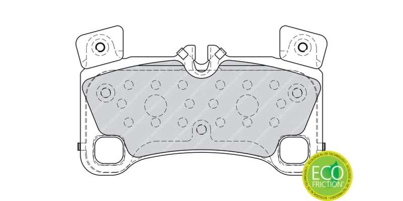Brake Pads Rear Audi Q7 3.0 Tdi (08 ) Prosche Cayenne (10 ) Vw Toureg Tdi (06 ) (FERODO FDB4065) ...