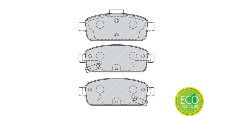 Brake Pads Rear Chev Cruze (09 ) Orlando (11 ) Sonic (11 ) Opel Astra Enjoy (10 ) (FERODO FDB4265...