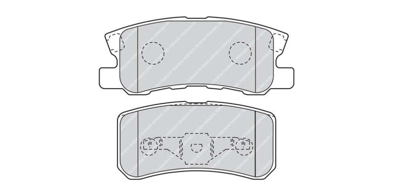 Brake Pads Rear Chrysler Sebring (07 ) Dodge Caliber (06 ) Jeep Compass,Patriot (07 ) Mitsubishi ...
