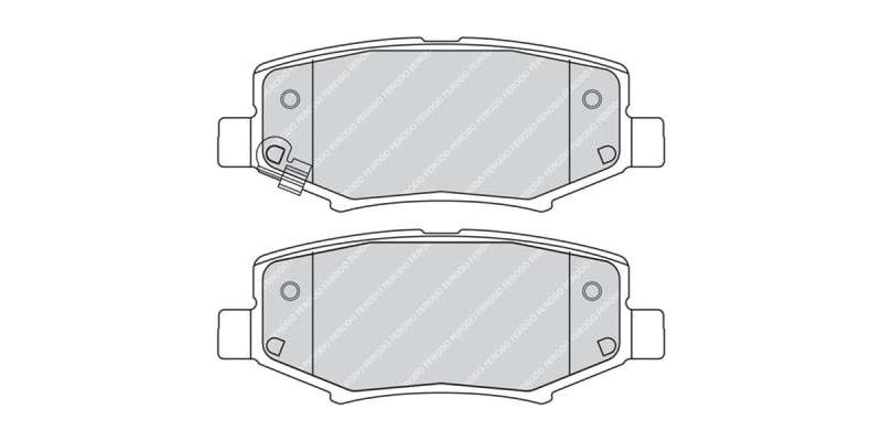 Brake Pads Rear Dodge Nitro (06 ) Jeep Cherokee (08 ) Wrangler (07 ) (FERODO FDB4239) (SET LH & R...