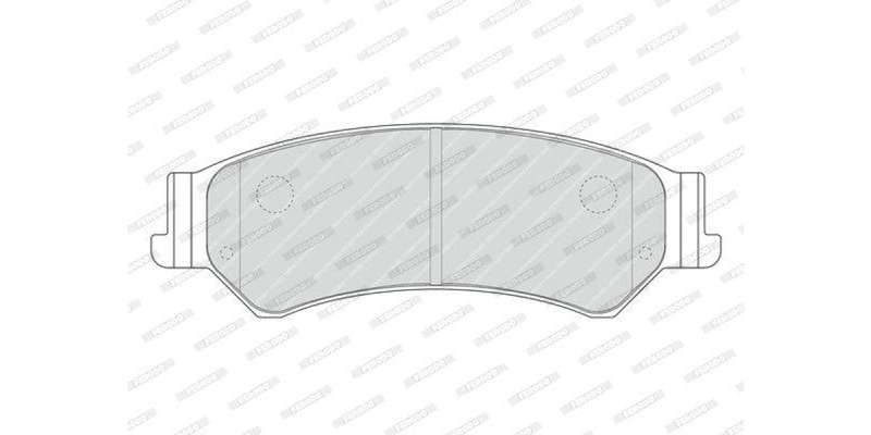 Brake Pads Rear Fiat 500 (13 ) Grande Punto (05 ) Punto (10 ) Qubo (13 ) Fiorino (12 ) (FERODO FD...