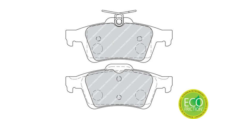Brake Pads Rear Ford Figo (15 ) Focus [2] (05 12) Focus [3] (11 ) Kuga [2] (13 ) Jaguar Xf (09 ) ...