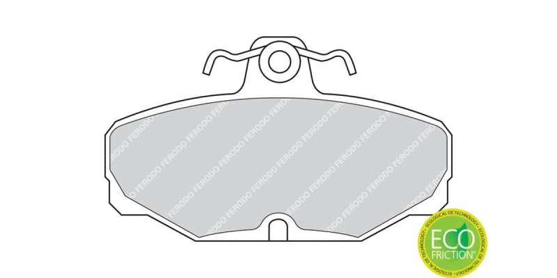 Brake Pads Rear Ford Sierra Zr6,Sapphire Ghia (89 93) (FERODO FDB398) (SET LH & RH Wheel)