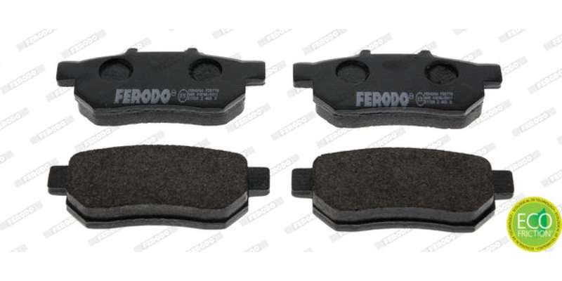 Brake Pads Rear Honda 150 Sohc,160I Dohc (92 96) Civic (96 06) Jazz [3][4] (08 ) (FERODO FDB778) ...