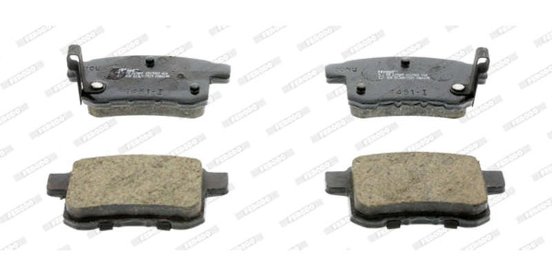 Brake Pads Rear Honda Accord [Viii] (08 14) (FERODO FDB4198) (SET LH & RH Wheel)