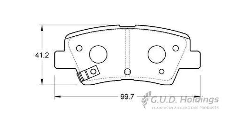 Brake Pads Rear Hyundai Accent Iv 1.6 (11 ) Elantra (11 ) I20 (13 ) Sonata (05 ) Tucson (04 ) Kia...