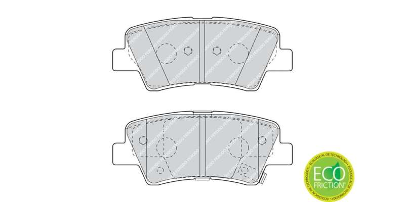 Brake Pads Rear Hyundai Accent Iv 1.6 (11 ) Elantra (11 ) I20 (13 ) Sonata (05 ) Tucson (04 ) Kia...