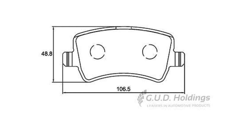Brake Pads Rear Land Rover Evoque 2.0,2.2 (12 ) Freelander [2] (06 ) Volvo S60 [2] (10 ) S80 [2] ...