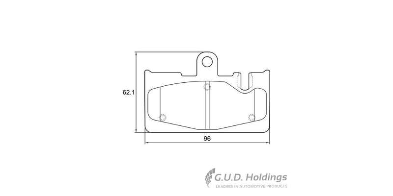 Brake Pads Rear Lexus Ls430 (2001 2005) (SAFELINE D3887S) (SET LH & RH Wheel)