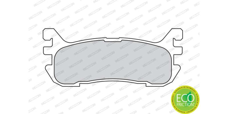 Brake Pads Rear Mazda Astina,Edute 95 00 (FERODO FDB1012) (SET LH & RH Wheel)