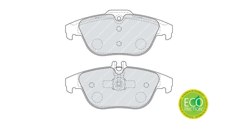 Brake Pads Rear Mercedes C Class (07 15) [W204] E250 (09 17) Slk 200 250 [R172] (11 ) (FERODO FDB...