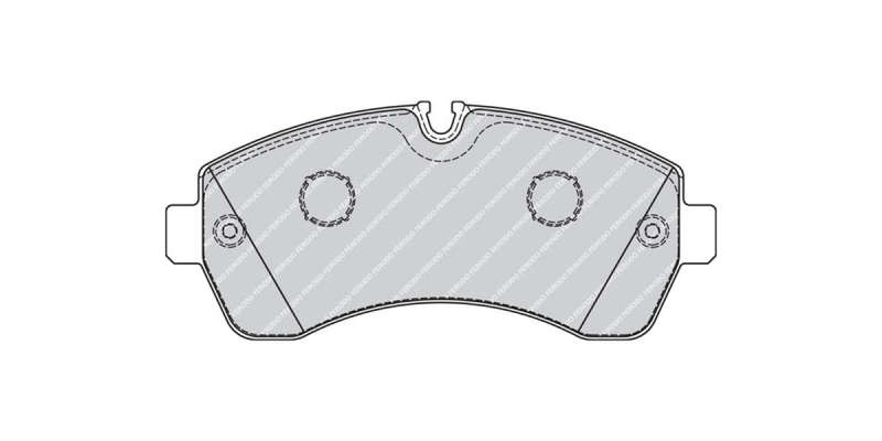 Brake Pads Rear Mercedes Sprinter 3 4 5 Series (07 ) Vw Crafter 35 50 (06 ) (FERODO Front VentedR...