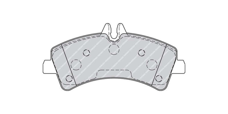 Brake Pads Rear Mercedes Sprinter 3 4 5 Series (07 ) Vw Crafter 35 50 (06 ) (FERODO Front VentedR...