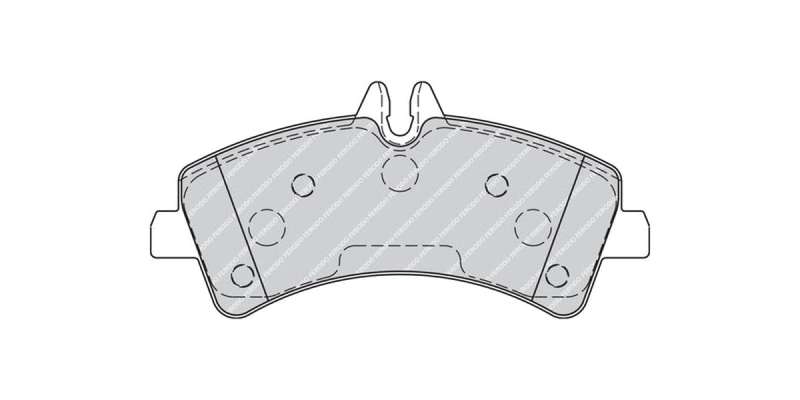 Brake Pads Rear Mercedes Sprinter 3 4 5 Series (07 ) Vw Crafter 35 50 (06 ) (FERODO Front VentedR...