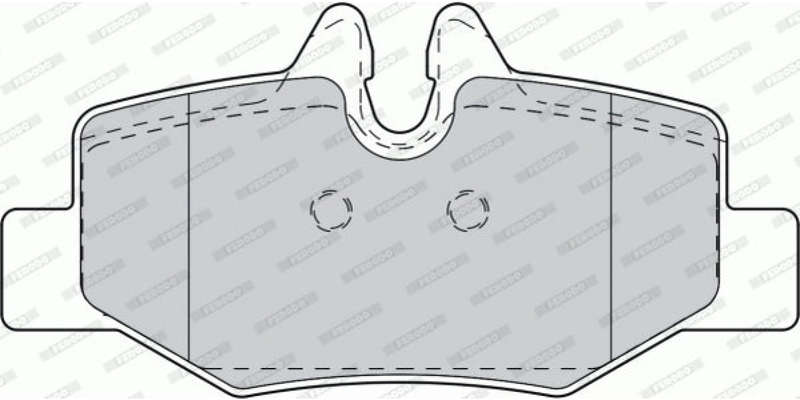 Brake Pads Rear Mercedes Viano (03 14) Vito (04 14) (FERODO Front VentedR1494) (SET LH & RH Wheel)