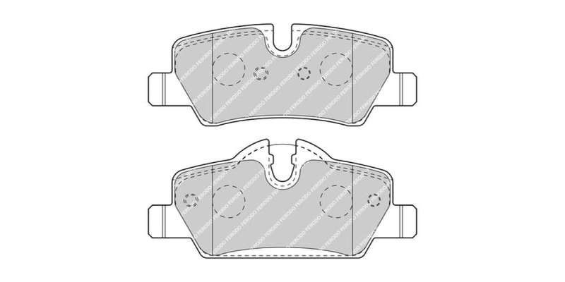Brake Pads Rear Mini Cooper [3] [F56] (14 ) (FERODO FDB4946) (SET LH & RH Wheel)
