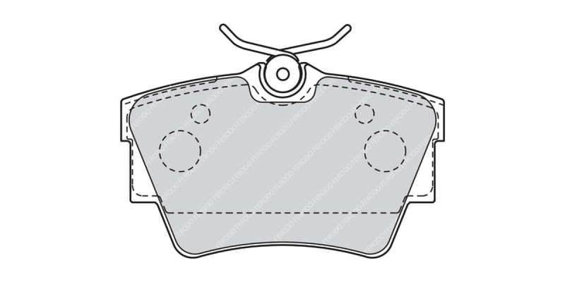 Brake Pads Rear Nissan Primastar (07 11) Opel Vivaro (06 ) Renault Trafic (15 ) (FERODO Front Ven...
