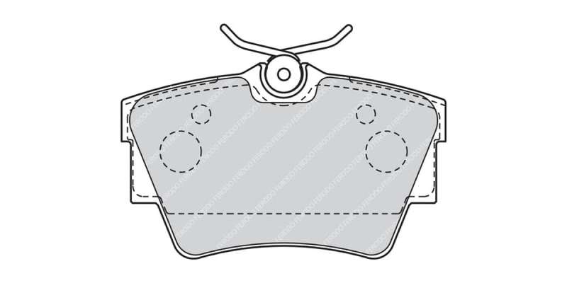 Brake Pads Rear Nissan Primastar (07 11) Opel Vivaro (06 ) Renault Trafic (15 ) (FERODO Front Ven...