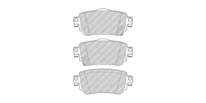 Brake Pads Rear Nissan Qashqai [2] (14 ) X Trail [3] (14 ) Renault Kadjar (16 ) (FERODO FDB4842) ...