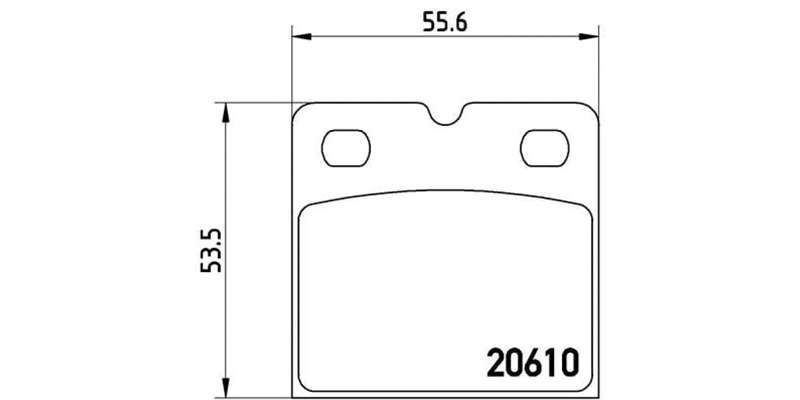 Brembo Brake Pads Rear Audi R8 ( Set Lh&Rh) (P02001)