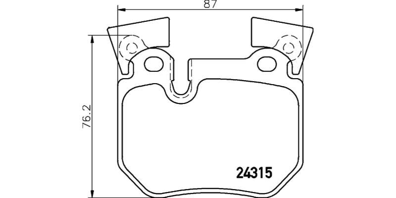 Brembo Brake Pads Rear Bmw E81/E90 ( Set Lh&Rh) (P06059)