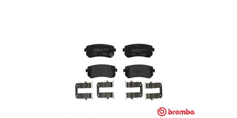 Brembo Brake Pads Rear Kia Cerato/Koup/H ( Set Lh&Rh) (P30051)