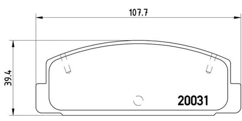 Brembo Brake Pads Rear Mazda 6 ( Set Lh&Rh) (P49037)
