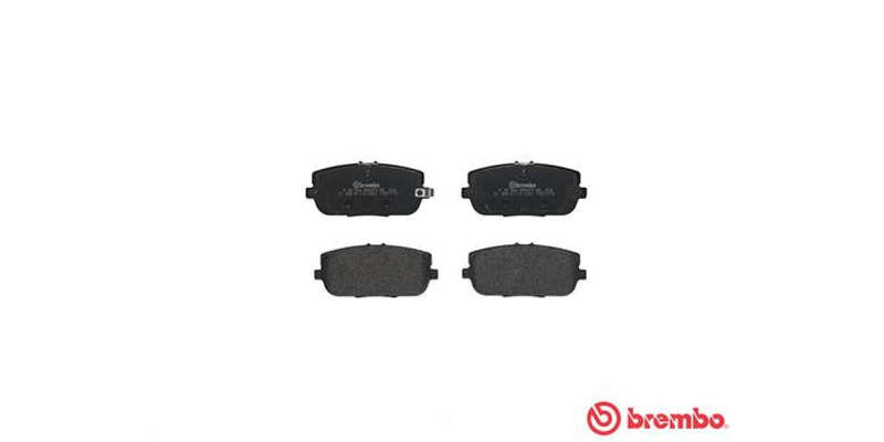 Brembo Brake Pads Rear Mazda Mx5 2 ( Set Lh&Rh) (P49044)