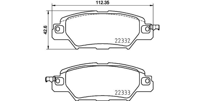 Brembo Brake Pads Rear Mazda Cx-5/ Mx-5 ( Set Lh&Rh) (P49053)
