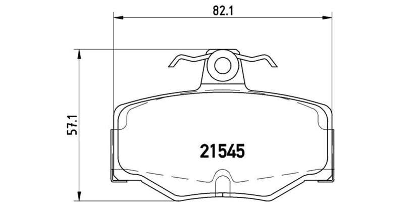 Brembo Brake Pads Rear Nissan Primera ( Set Lh&Rh) (P56024)