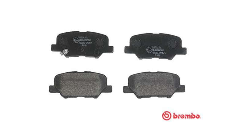 Brembo Brake Pads Rear Citroen C4 Air/Mazda 6/ ( Set Lh&Rh) (P61111)