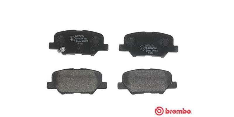Brembo Brake Pads Rear Citroen C4 Air/Mazda 6/ ( Set Lh&Rh) (P61111)