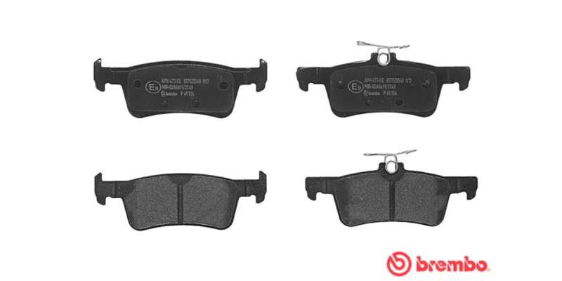 Brembo Brake Pads Rear Peugeot 308 Ii ( Set Lh&Rh) (P61126)