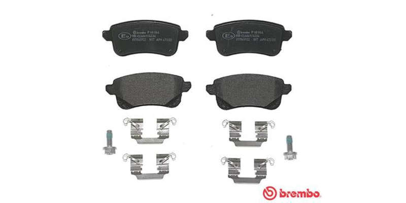 Brembo Brake Pads Rear Renault Megane Iv ( Set Lh&Rh) (P68064)