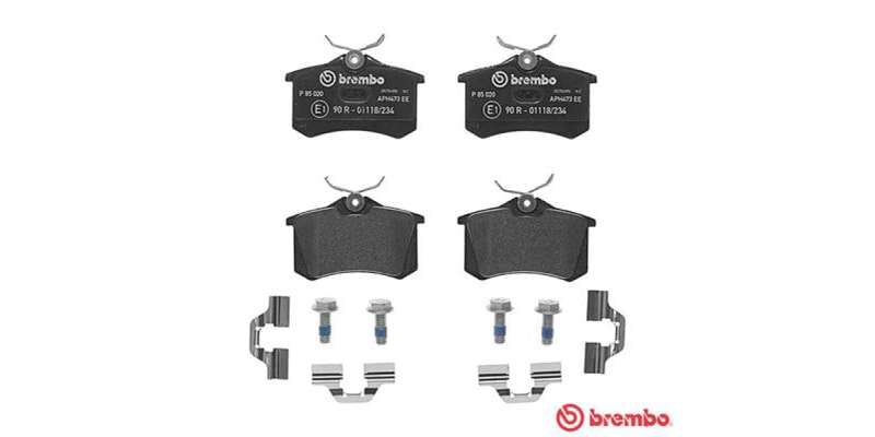 Brembo Brake Pads Rear Vw Eos 2.Fsi ( Set Lh&Rh) (P85020)