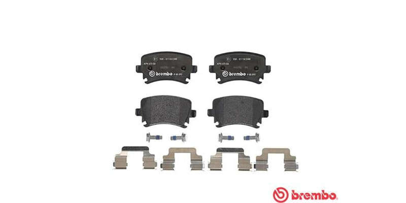 Brembo Brake Pads Rear Audi A3/Golf 5 ( Set Lh&Rh) (P85095)