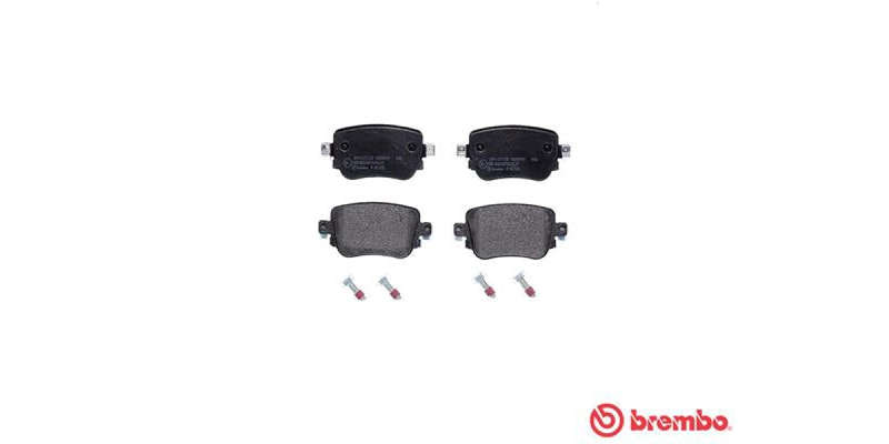 Brembo Brake Pads Rear Audi A1 2010-On ( Set Lh&Rh) (P85135)