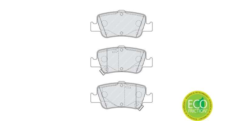 Brake Pads Rear Toyota Auris Aurisx (07 15)Corolla (07 15) (FERODO FDB4048) (SET LH & RH Wheel)