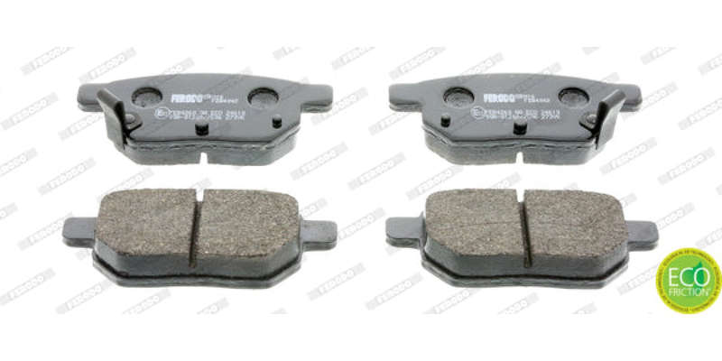 Brake Pads Rear Toyota Yaris 1.8 (08 09) (FERODO FDB4042) (SET LH & RH Wheel)